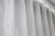 Готовий (2шт2х2,5м) комплект декоративних штор з шифону колір бірюзовий з світло-сірим 006дк 10-669 Фото 9