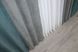 Комбинированные шторы микровелюр SPARTA цвет серый с серо-голубым 014дк (966-965ш) Фото 8