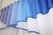 Кухонные шторы (270х170см) с ламбрекеном, на карниз 1-1,5м цвет белый с синим 091к 59-527 Фото 4
