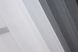 Кухонный комплект (265х170см) шторки с подвязками цвет серый с белым 017к 50-005 Фото 5