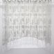 Арка (270х155см) сітка з макраме На кухню, балкон колір сірий із білим 000к 51-126