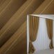 Атласные шторы монорей цвет светло-коричневый 1183ш Фото 1