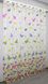 Тюль батист с крупным принтом "Бабочки" цвет белый с разноцветным принтом 1206т Фото 3