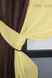 Кухонные шторы (265х170см) на карниз 1-1,5м цвет венге с жёлтым 017к 50-511 Фото 3