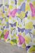 Тюль батист с крупным принтом "Бабочки" цвет белый с разноцветным принтом 1206т Фото 8