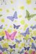 Тюль батист с крупным принтом "Бабочки" цвет белый с разноцветным принтом 1206т Фото 6