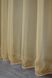 Тюль растяжка "Омбре" из шифона цвет золотистый с белым 753т Фото 8