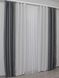 Комбіновані (2шт 1,5х2,7м) штори блекаут колір графітовий з світло-сірим 014дк (1009-826ш) 10-584 Фото 5