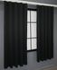 Комплект штор из ткани блэкаут, коллекция "Midnight" цвет черный 1165ш Фото 4