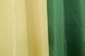 Комбинированные шторы из ткани атлас монорей цвет зеленый с желтым 014дк (851-802ш) Фото 8