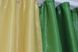 Комбинированные шторы из ткани атлас монорей цвет зеленый с желтым 014дк (851-802ш) Фото 7