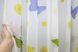 Тюль батист с крупным принтом "Бабочки" цвет белый с разноцветным принтом 1206т Фото 4