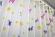 Тюль батист с крупным принтом "Бабочки" цвет белый с разноцветным принтом 1206т Фото 7