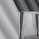 Комбинированные (2шт 1,5х2,7м) шторы блэкаут цвет графитовый со светло-серым 014дк (1009-826ш) 10-584 Фото 1
