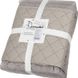 Покривало двостороннє Decorator Microfiber ромб 160х215 см сіро-коричневий з бежевим (85-010)