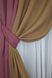 Комбинированные шторы, жаккард цвет малиновый с коричневым 014дк (1156-698ш)  Фото 5