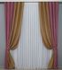 Комбинированные шторы, жаккард цвет малиновый с коричневым 014дк (1156-698ш)  Фото 2