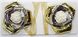 Магниты (2шт, пара) для штор, гардин "Эдельвейс" цвет золото с серебром 128м 81-039 Фото 5