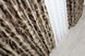 Комплект готовых штор из ткани блэкаут-софт "Дамаск" цвет коричневый 941ш(А) Фото 5