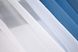 Кухонные шторы (265х170см) на карниз 1-1,5м цвет голубой с белым 017к 50-010 Фото 4