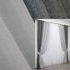 Комбинированные шторы из ткани лен цвет серый со светло-серым 014дк (108-1016ш) Фото 1