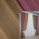 Комбинированные шторы, жаккард цвет малиновый с коричневым 014дк (1156-698ш)  Фото 1