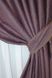 Комплект штор из ткани бархат цвет сливовый 1324ш Фото 4