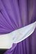 Кухонный комплект (280х170см) шторки с подвязками "Дует" цвет фиолетовый с белым 076к 50-595 Фото 4