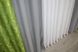 Комбинированные шторы из ткани лен цвет оливковый со светло-серым 014дк (665-867ш) Фото 7