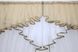 Кухонный комплект "Аннет" (150х170см) шторки с ламбрекеном цвет белый с темно-бежевым 087к 52-0679 Фото 4