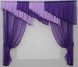 Кухонный комплект (200х170см) шторки с ламбрекеном цвет фиолетовый с сиреневым 00к 59-265 Фото 2
