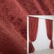 Комплект штор жаккард колекція "Мармур Al1" колір червоний 1303ш Фото 1