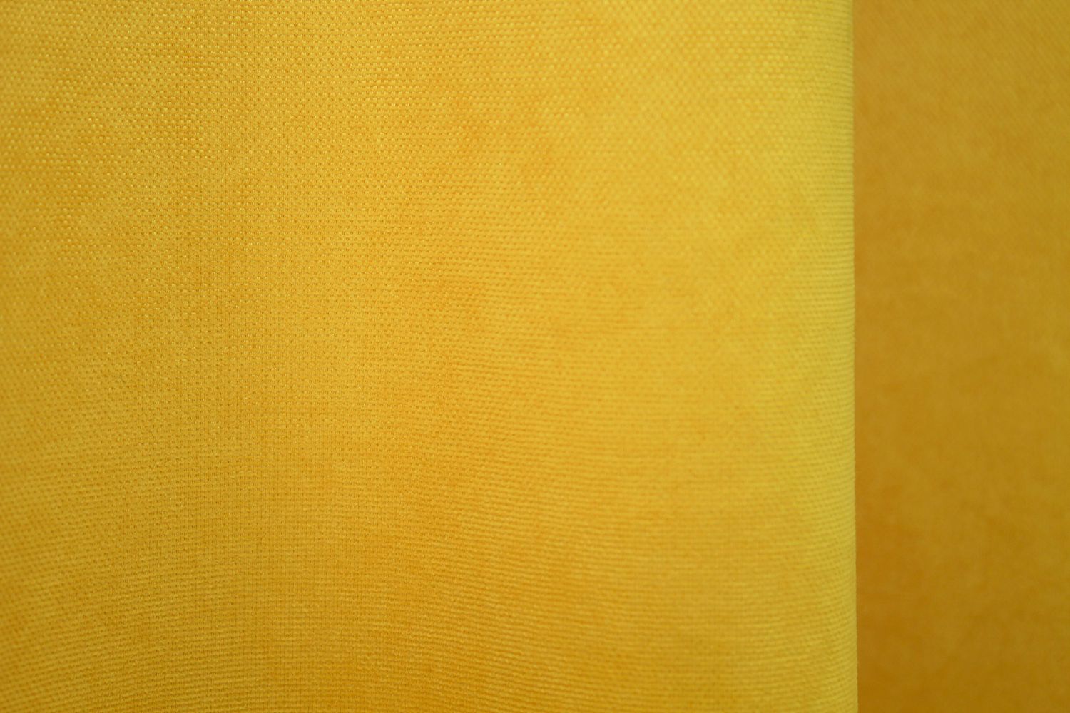 Комплект штор из ткани микровелюр SPARTA цвет желтый 1193ш, Жёлтый, Комплект штор (2 шт. 1,5х2,9м.), Классические, Без ламбрекена, Длинные, 1,5 м., 2,9 м., 150, 290, 2 - 3 м., В комплекте 2 шт., Тесьма