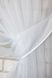 Готовый комплект декоративных штор из шифона цвет белый 006дк  Фото 3