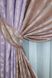 Комбинированные жаккардовые шторы цвет сиреневый с пудровым 014дк (295-090ш) Фото 4