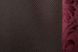 Комбинированные шторы из ткани лен-блэкаут цвет венге с бордовым 014дк (291-1246ш) Фото 8