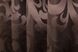 Комплект штор из ткани жаккард коллекция "Вензель" цвет коричневый 092ш Фото 6