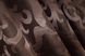 Комплект штор из ткани жаккард коллекция "Вензель" цвет коричневый 092ш Фото 7