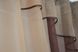 Кухонные шторы (280х170см) с ламбрекеном, на карниз 1-1,5м цвет венге с какао 00к 59-480 Фото 5